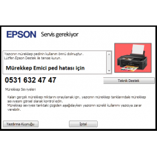 EPSON EMİCİ DOLU HATASI ( PET RESET)