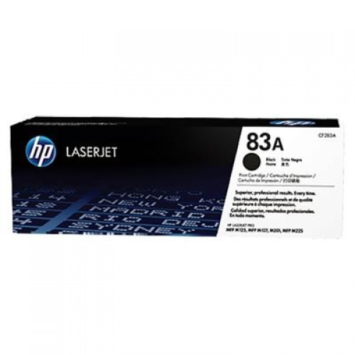 HP 83A 1500 SAYFA KAPASİTELİ SİYAH TONER (CF283A)