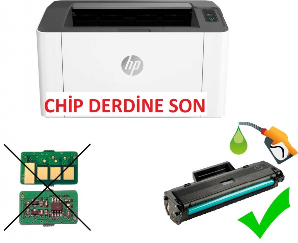 HP107W Sonsuz Toner Chip Çip Reset