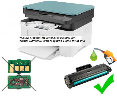 HP Lazer 131a, 136a, 136w, 136nw RESET YAZILIM