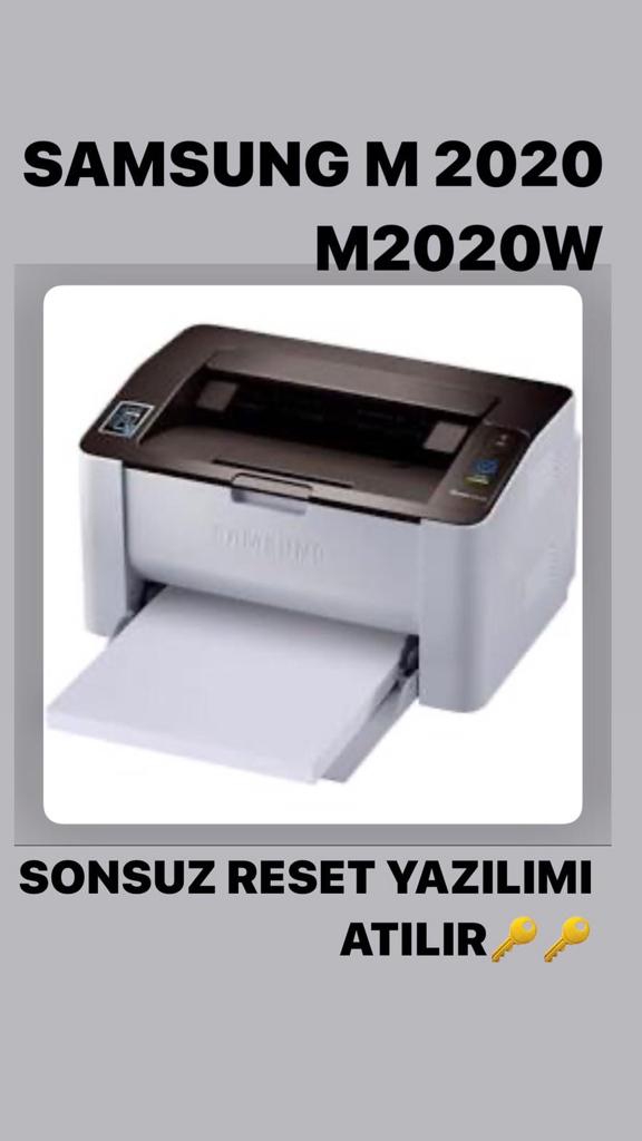 Samsung SL-M2020w Sonsuz Toner  Reset yazılım