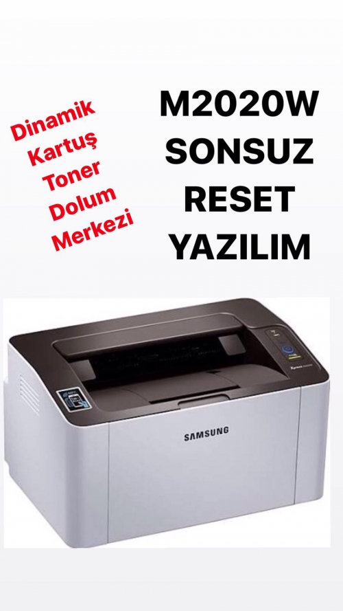 Samsung SL-M2020 Sonsuz Toner  Çip Reset yazılım