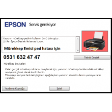 EPSON EMİCİ DOLU HATASI ( PET RESET)