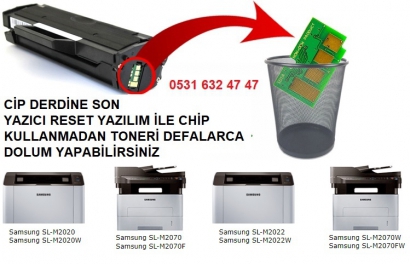 M2020 yazıcı reset yazılım