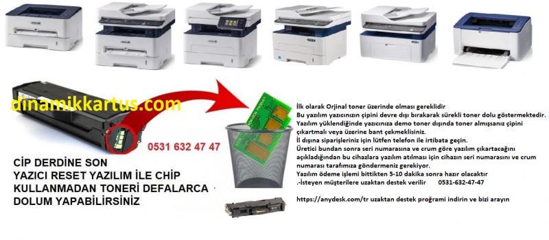 Xerox Reset Yazılım