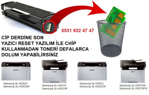 Samsung SL-M2670 (N, DW, ND) Reset Yazılım  (MLT-D115L-(MLT-D116L)