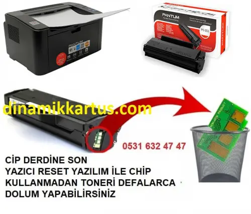 Yazıcı Reset | Firmware, Chip, Kartuş, Toner Reset