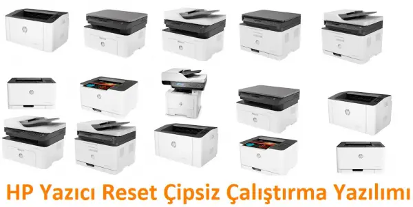 HP Yazıcı Reset Çipsiz Çalıştırma Yazılımı