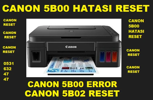 CANON RESETLENEN  YAZICI MODELLERİ